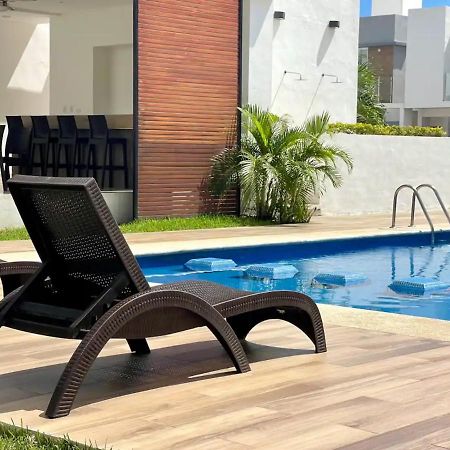 Villa Casa Familiar Cerca De La Playa Con Terraza Privada Cancún Exterior foto