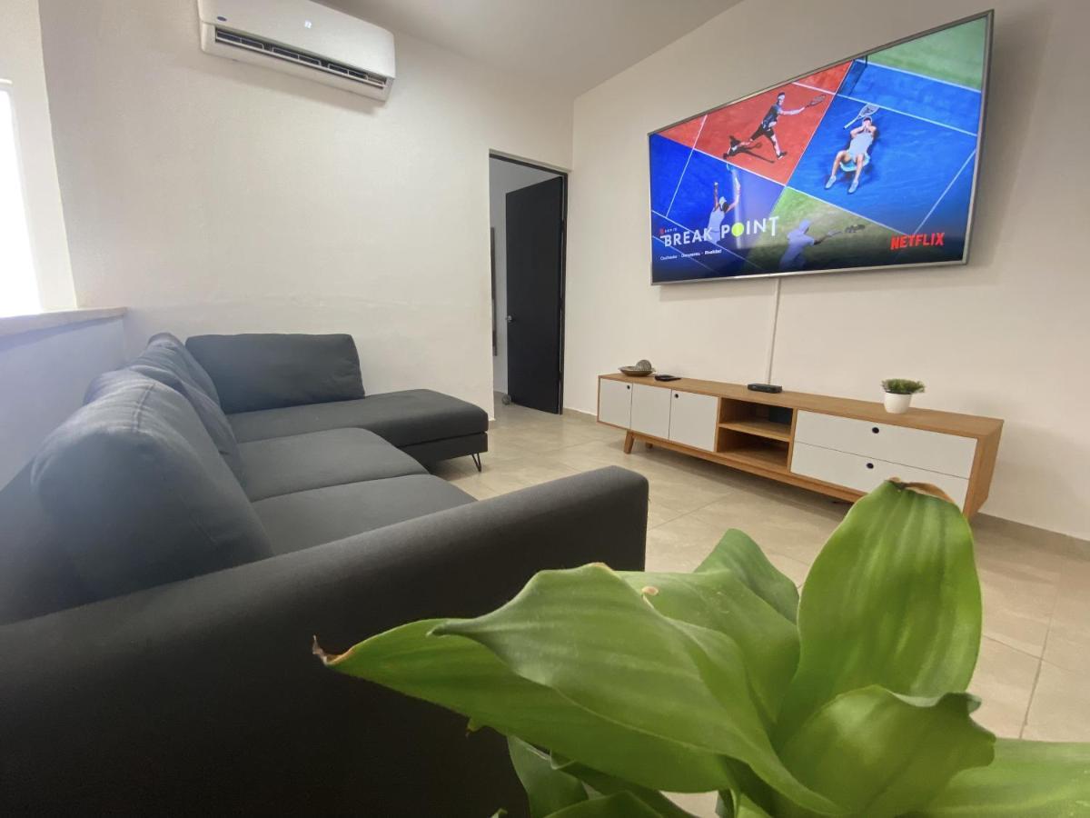 Villa Casa Familiar Cerca De La Playa Con Terraza Privada Cancún Exterior foto
